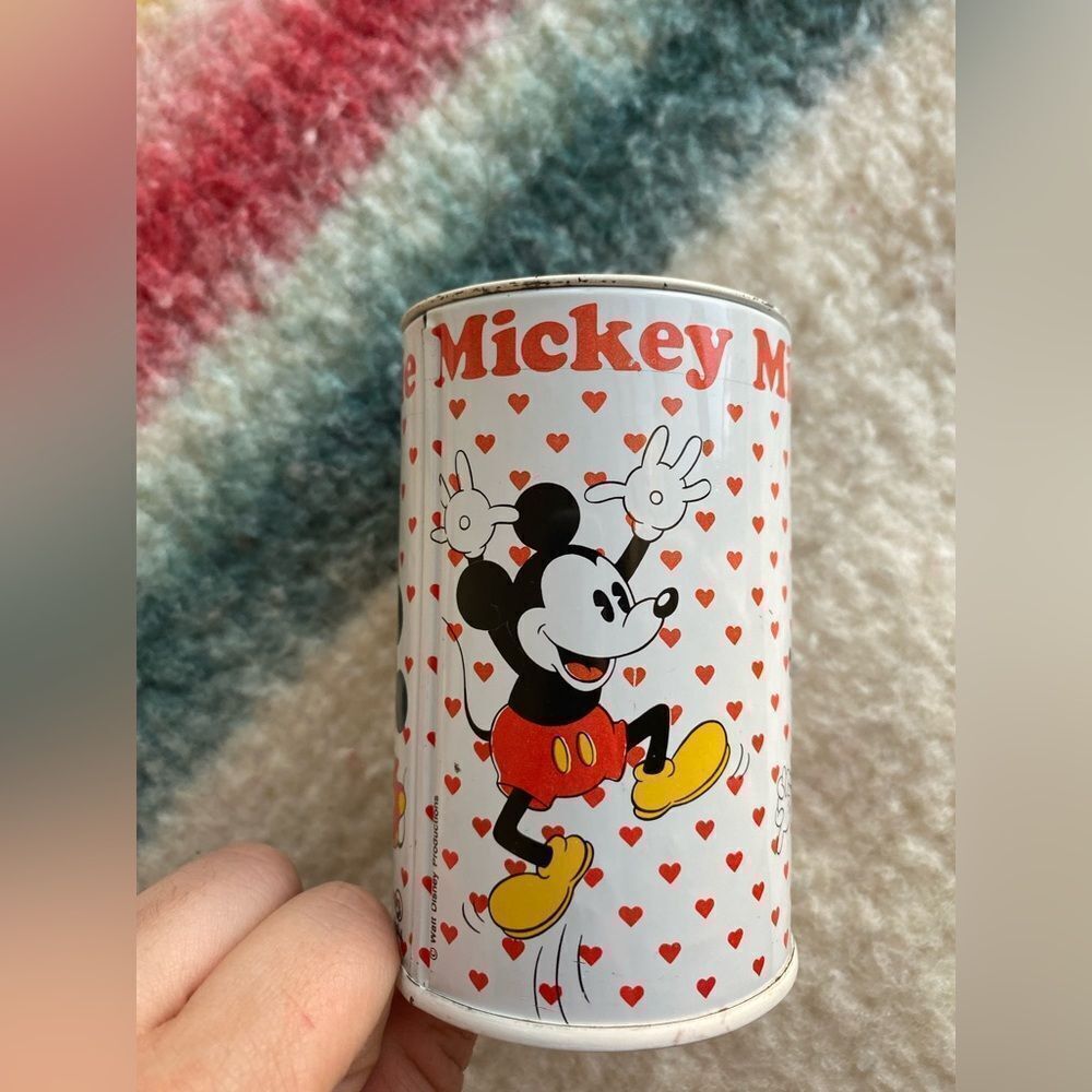 Vintage 1970s Mickey & Minnie Piggy Bank